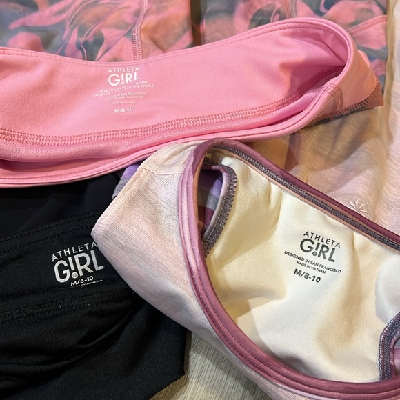 Lot of 2 Athleta Shorts and 1 tank top size 8/10 - Picture 8 of 12